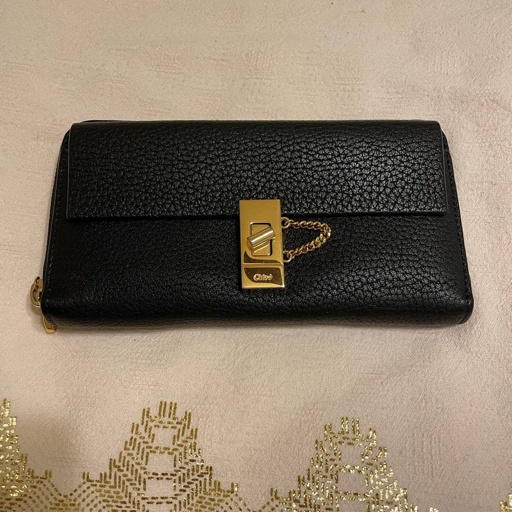 Authentic Chloe Drew Long Zip Wallet